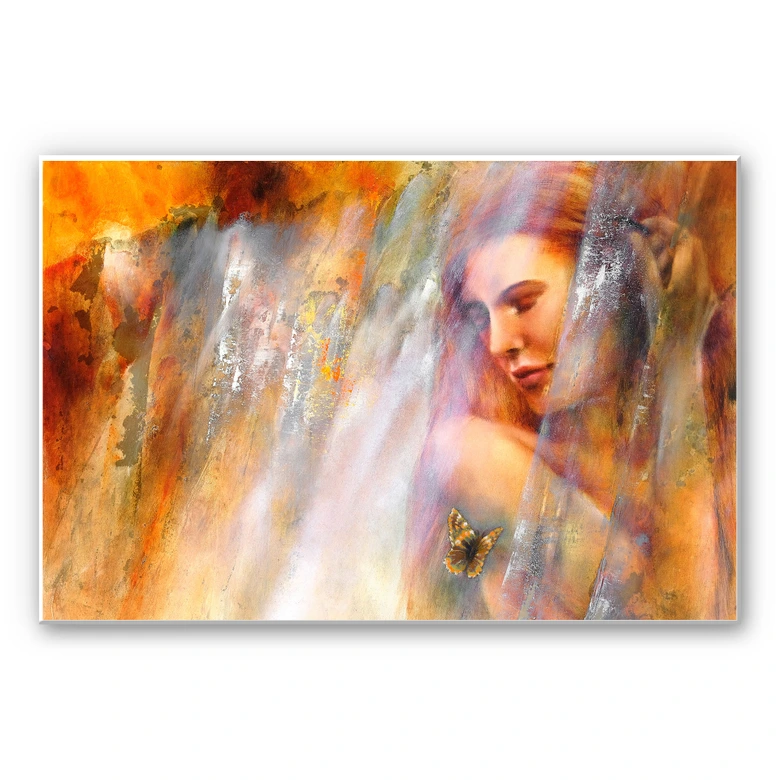Wandbild - Schmucker - Laura mit Schmetterling 