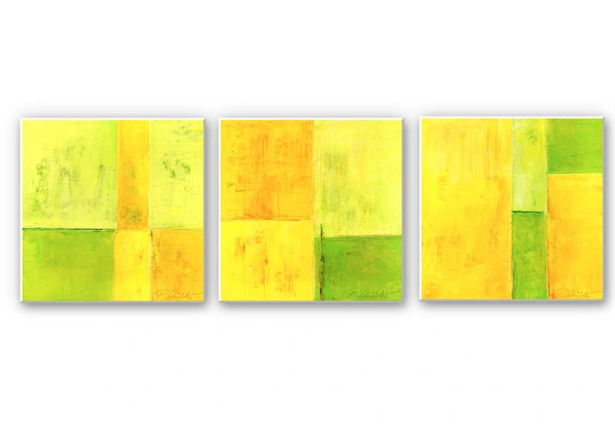 Wandbild Schüßler - Spring Composition (3-teilig) 