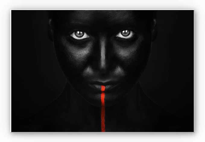 Wandbild Petkov - Red Stripe 