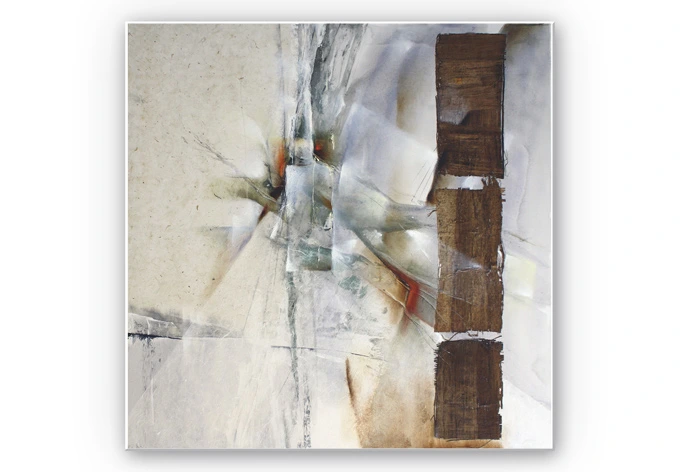 Wanddecoratie Schmucker - Witte Compositie 