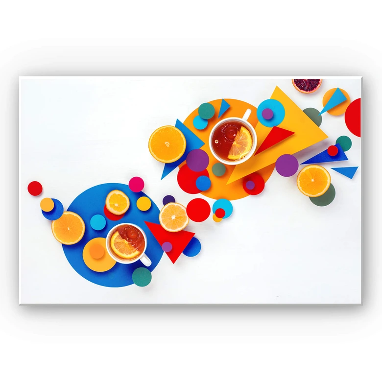 Wandbild Belenko - Suprematic Tea Party  