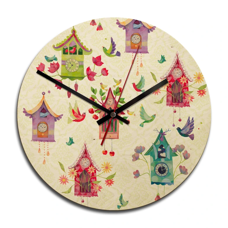 Horloge murale en bois - Blanz - Temps du rêve 