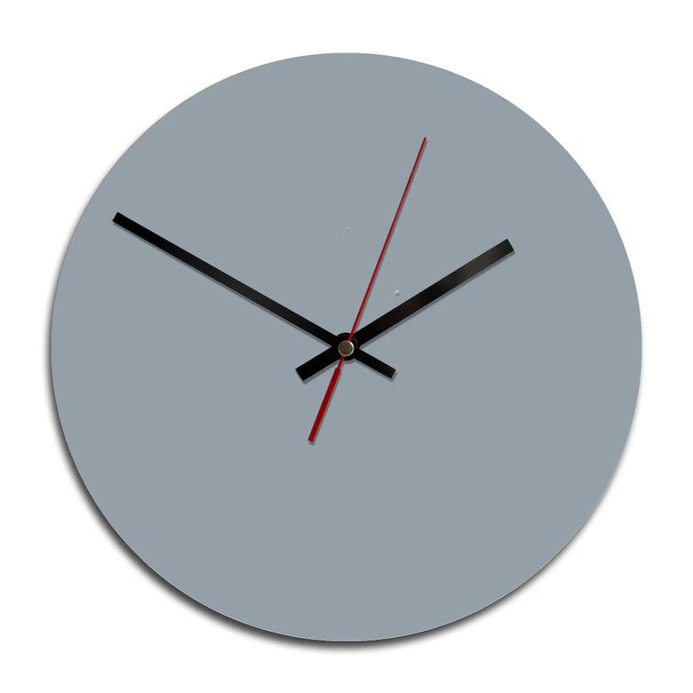 Horloge murale en bois - Lykke bleu gris 