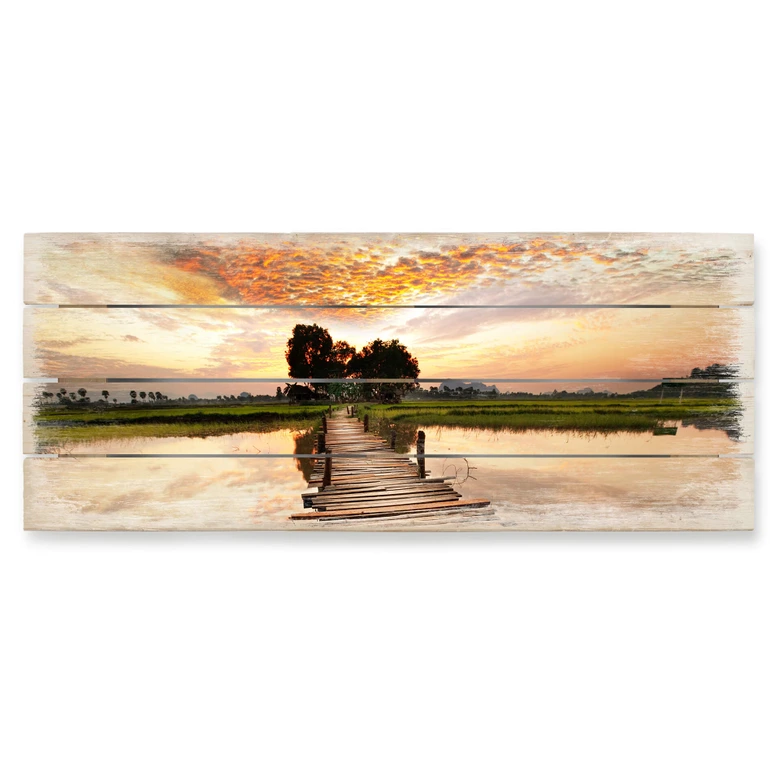 Holzbild To the other Side - Panorama 