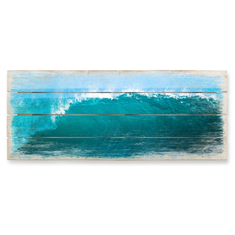 Holzbild Perfect Wave - Panorama 