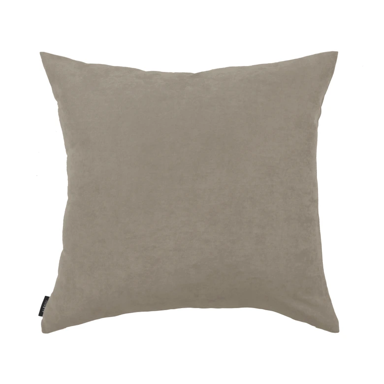 Uni Kissenhülle in taupe in 50x50 cm 