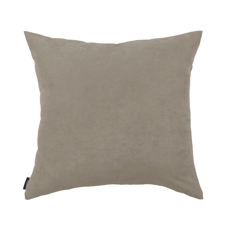 Uni Kissenhülle in taupe in 40x40 cm 