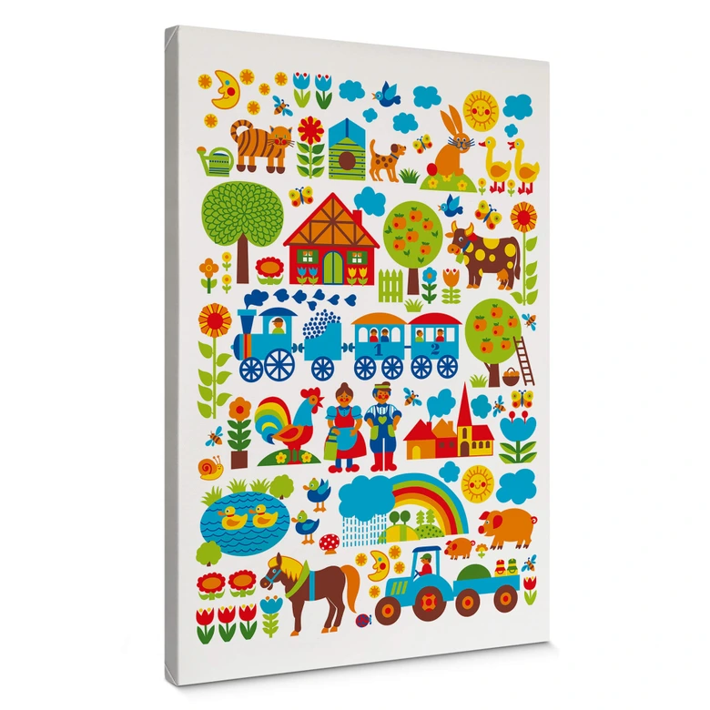 Leinwandbild byGraziela - Bauernhof 