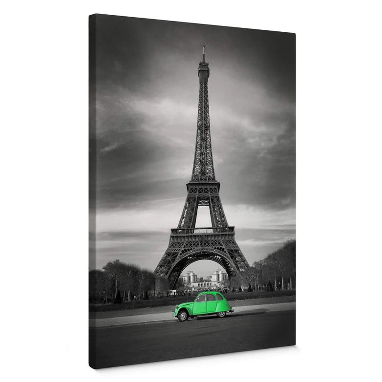 Canvas La Vie est Belle - groen 