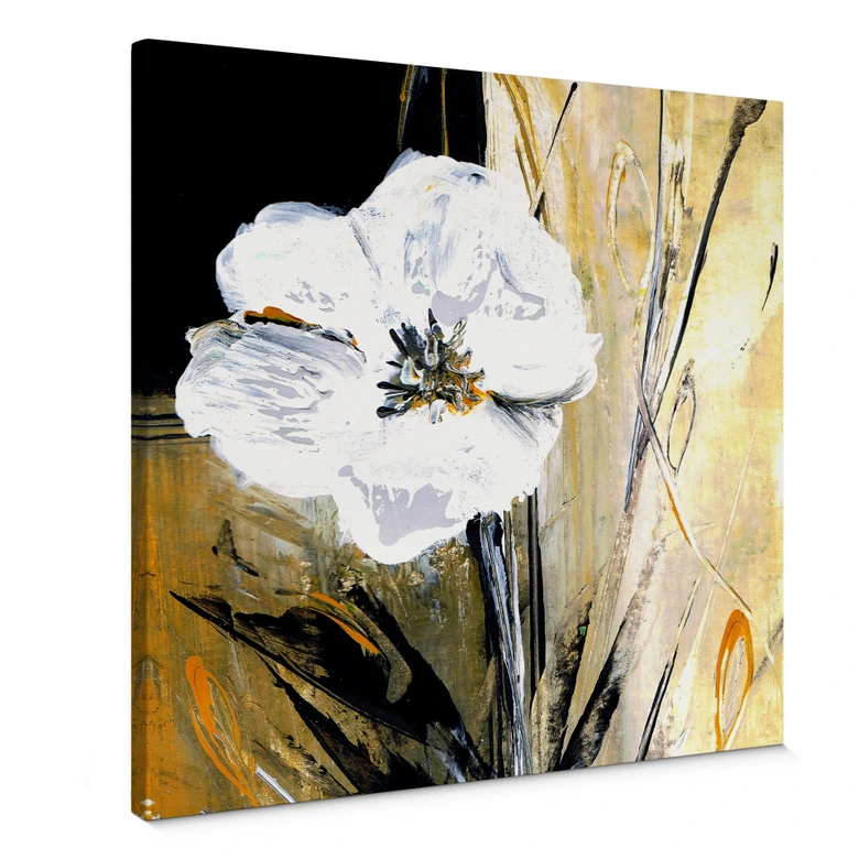 Leinwandbild Niksic - Modern Flower 