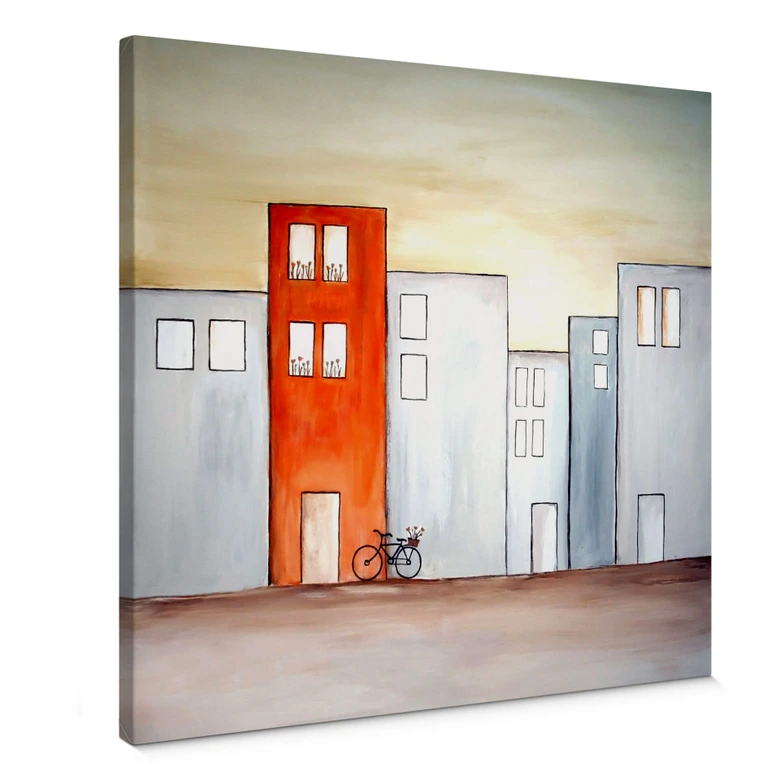 Leinwandbild Melz - Frühlingsbote - quadratisch 