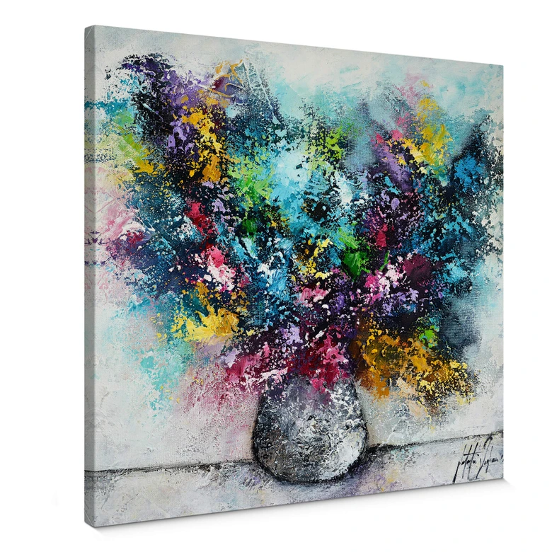 Leinwandbild Fedrau - Lass Blumen sprechen 01 