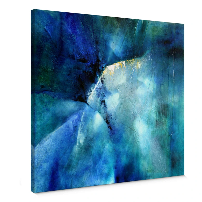 Obraz na płótnie Schmucker - Kompozycja w kolorze niebieskim 