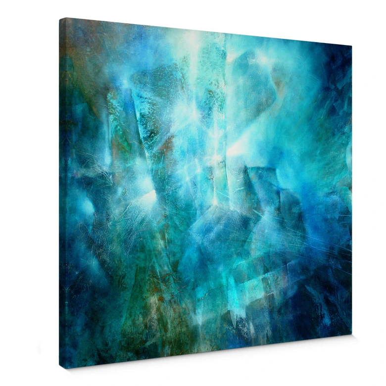 Leinwandbild Schmucker - Smaragd 