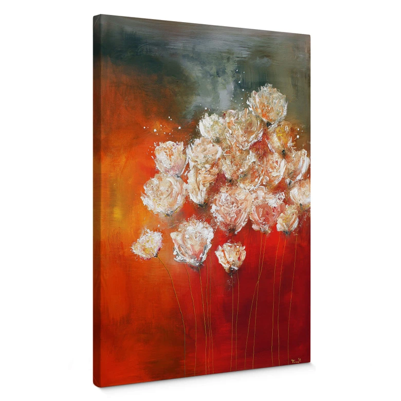 Canvastavla Melz - Vild vallmo 