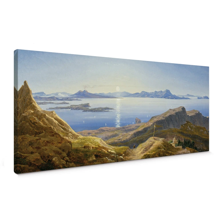 Leinwandbild Ahlborn - Küstenlandschaft am Golf von Neapel 