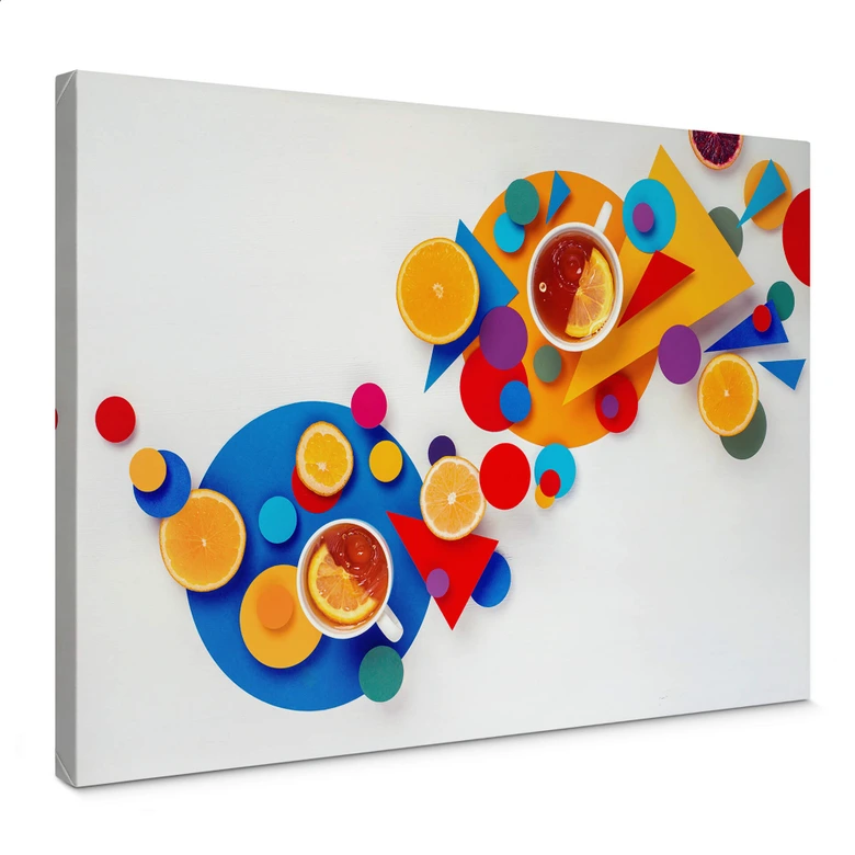 Canvasbillede - Belenko - Suprematic Tea Party 