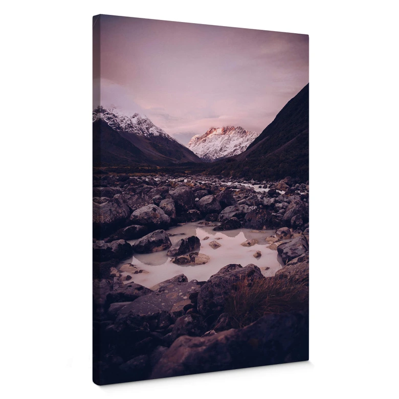 Leinwandbild Berggipfel 02 