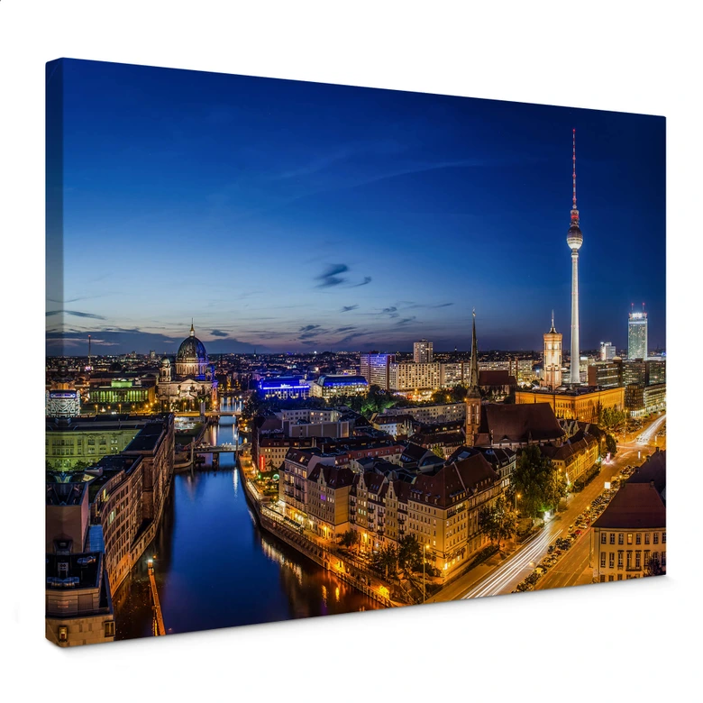Leinwandbild Berlin Panorama 