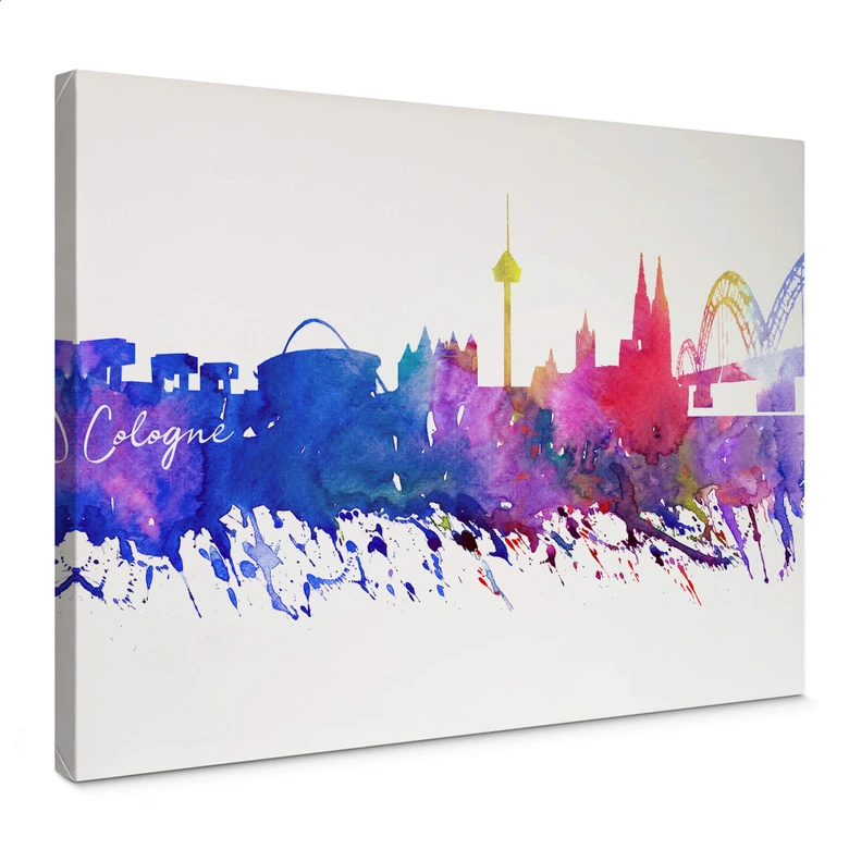 Canvas Bleichner - Keulen Skyline 