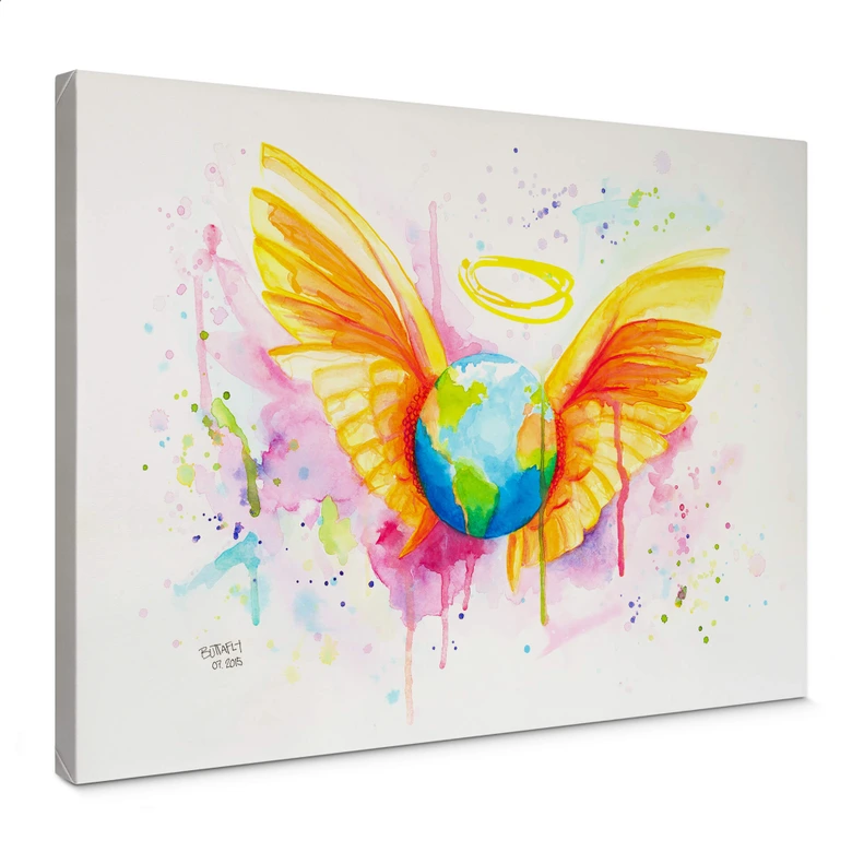 Leinwandbild Buttafly - Angel 