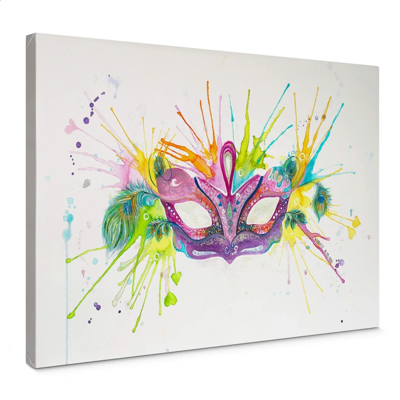 Leinwandbild Buttafly - Mardi Gras 