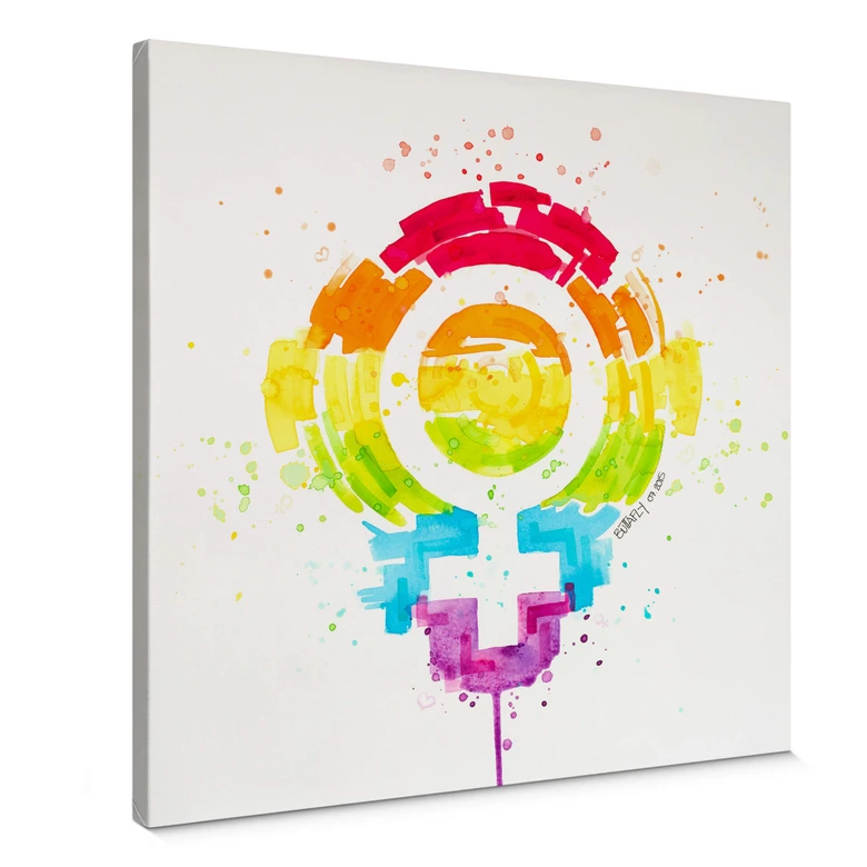Leinwandbild Buttafly - Social Movement - Female 