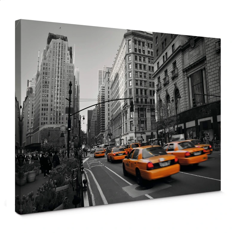 Leinwandbild Cabs in Manhattan 