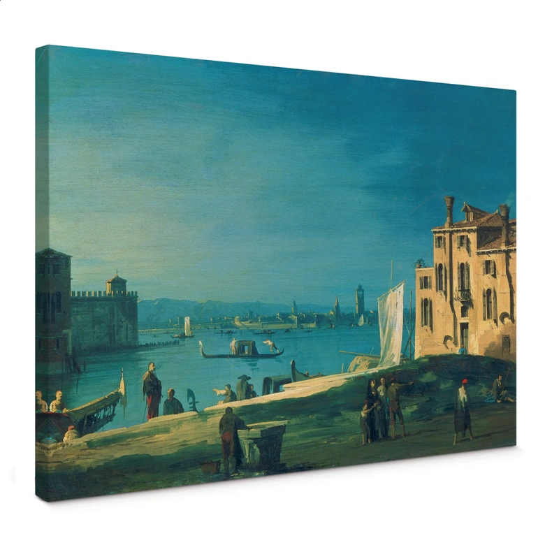 Leinwandbild Canaletto - Blick von San Pietro aufdie Insel Murano 