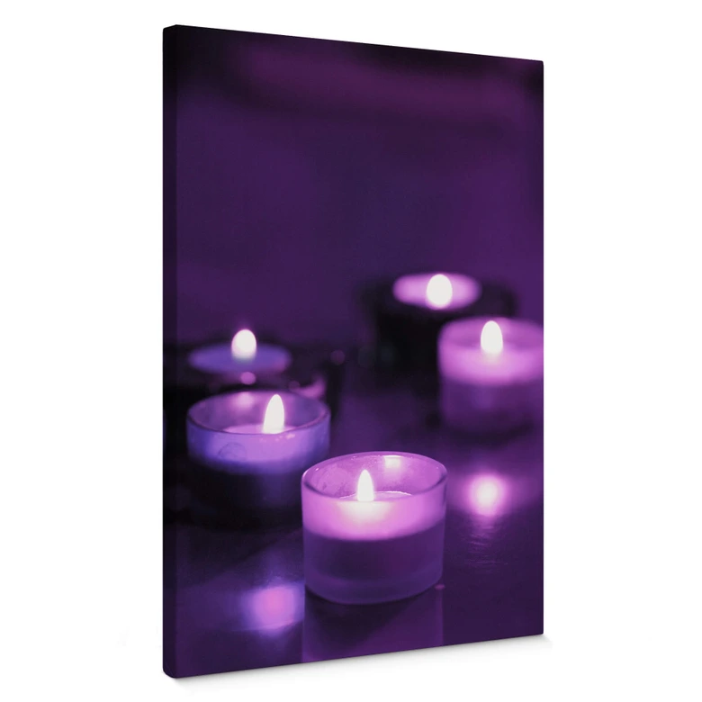 Leinwandbild Candle Berry 