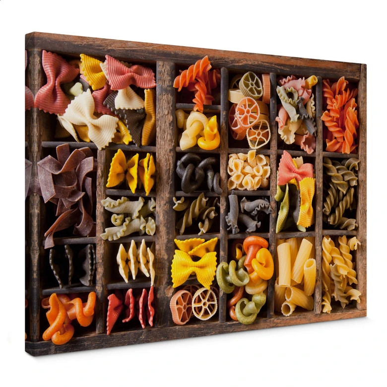 Leinwandbild Collection of Noodles 