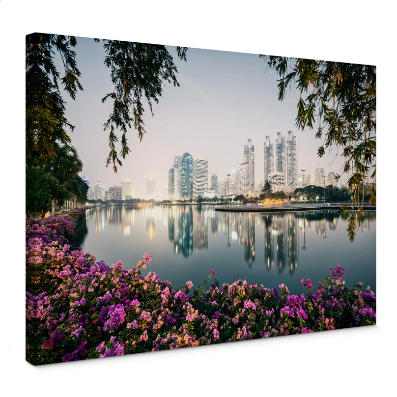 Leinwandbild Colombo - Bangkok und seine Lichter 