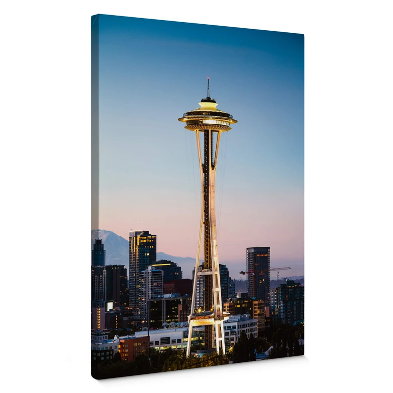 Leinwandbild Colombo - Space Needle in Seattle 