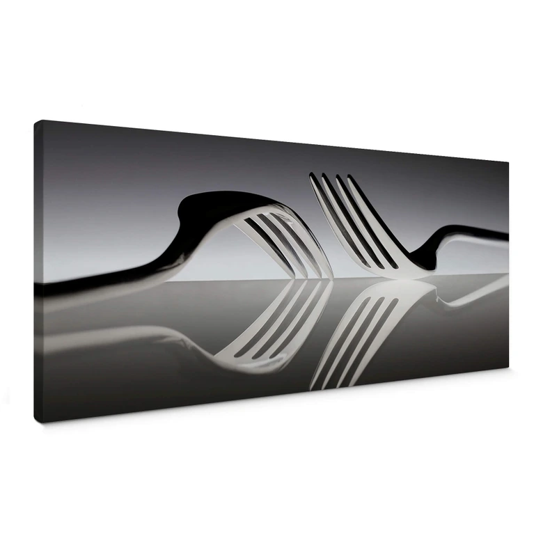 Canvas De Kogel - Silverware Reflection - Panorama 