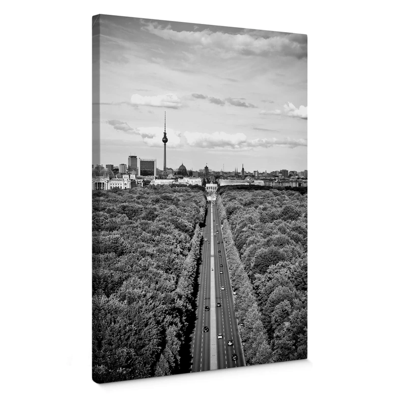 Tableau sur toile Berlin vue du ciel 