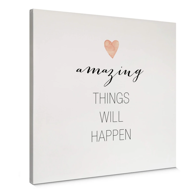 Biglietto Motivazionale 'Amazing Things Will Happen' - A6, Carta 280g/m² - Progettato Nel Regno Unito