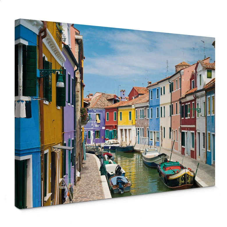 Colourful Venice Canvas print 