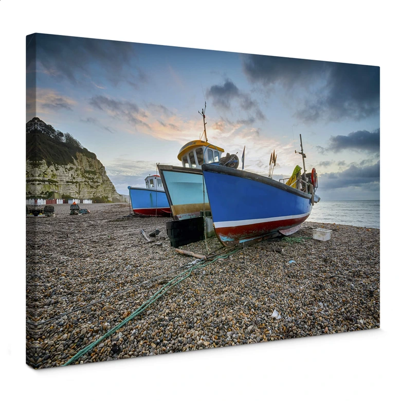 Leinwandbild Fischereiboote 