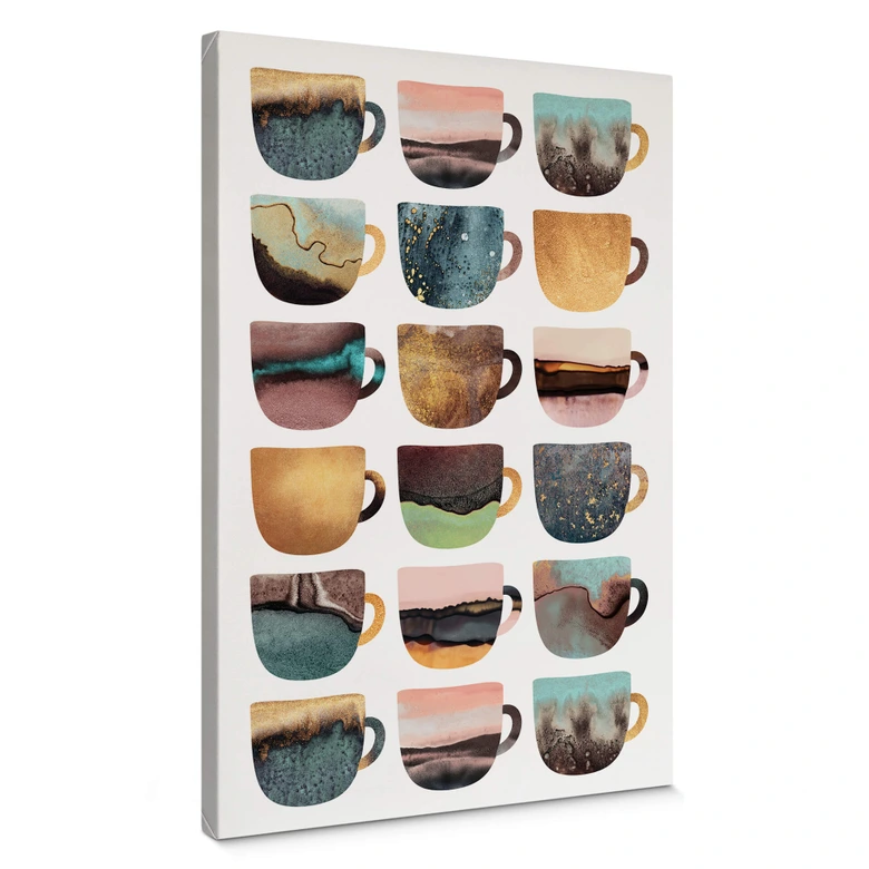 Canvas Fredriksson - Pretty Coffee Cups 