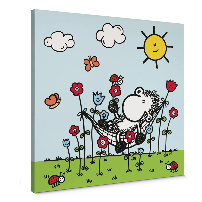 Sheepworld - Nothing to do Canvas print 
