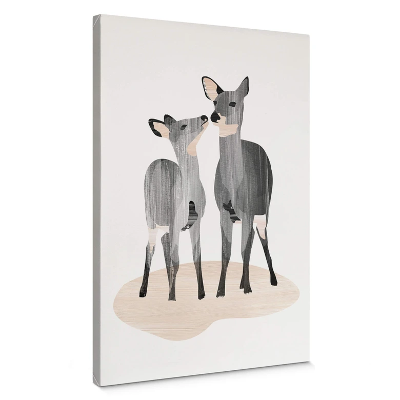 Obraz na płótnie Goed Blauw - Fawns 