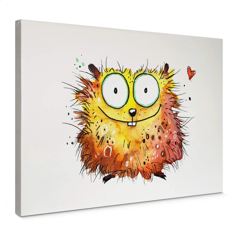 Canvas Hagenmeyer - Happy Hamster 