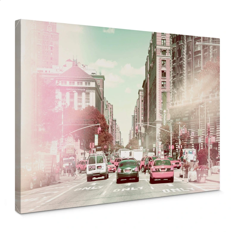 Leinwandbild Hugonnard - New York Pastell 