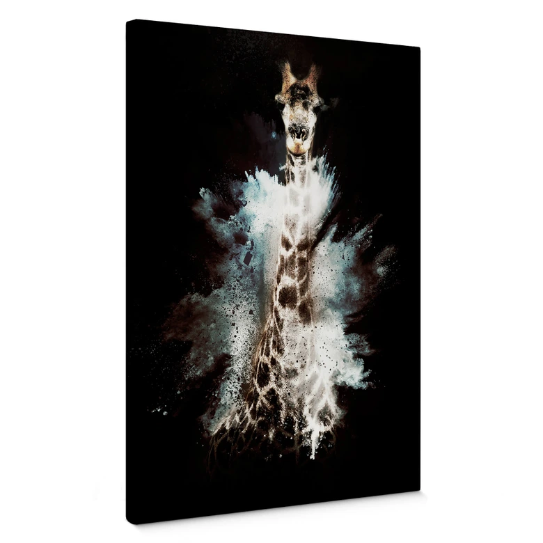 Leinwandbild Hugonnard - Wild Explosion: Giraffe 