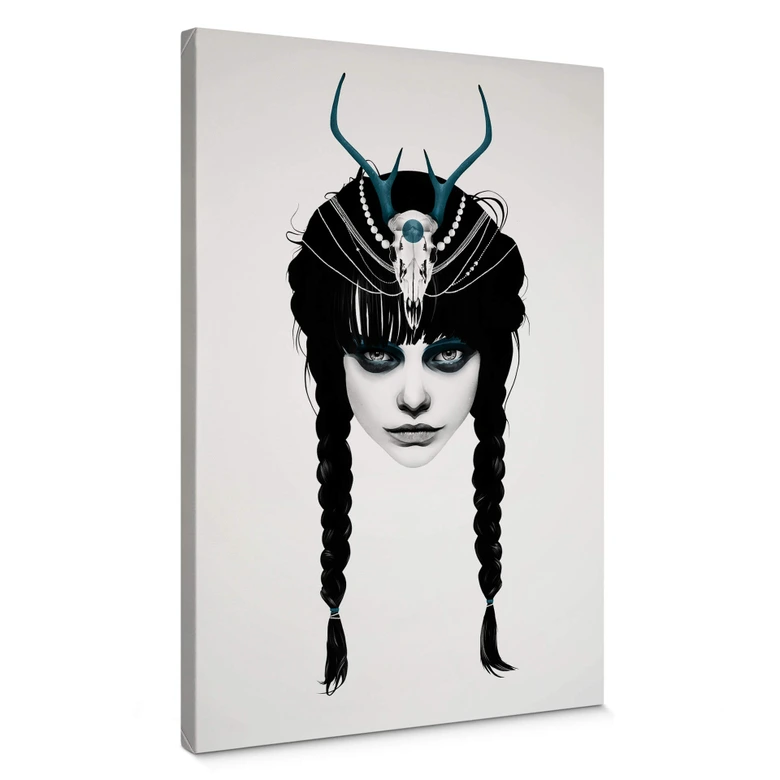 Lienzo Irlanda - Guerrero despierto - Wachsame Kriegerin 