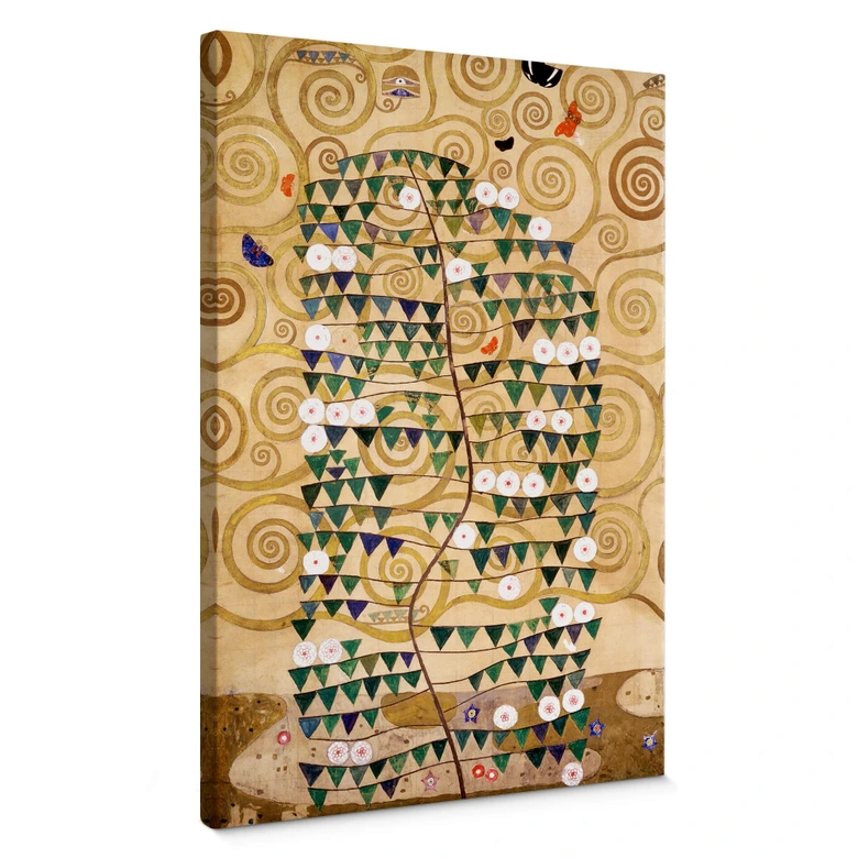 Leinwandbild Klimt - Entwurf für den Stocletfries 