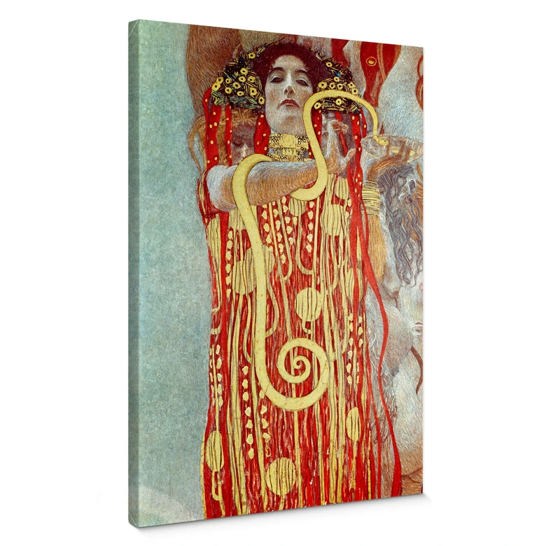 Leinwandbild Klimt - Hygieia 