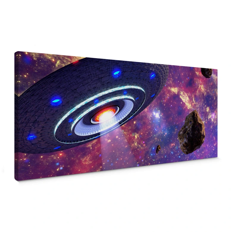 Leinwandbild Krieg der Planeten 