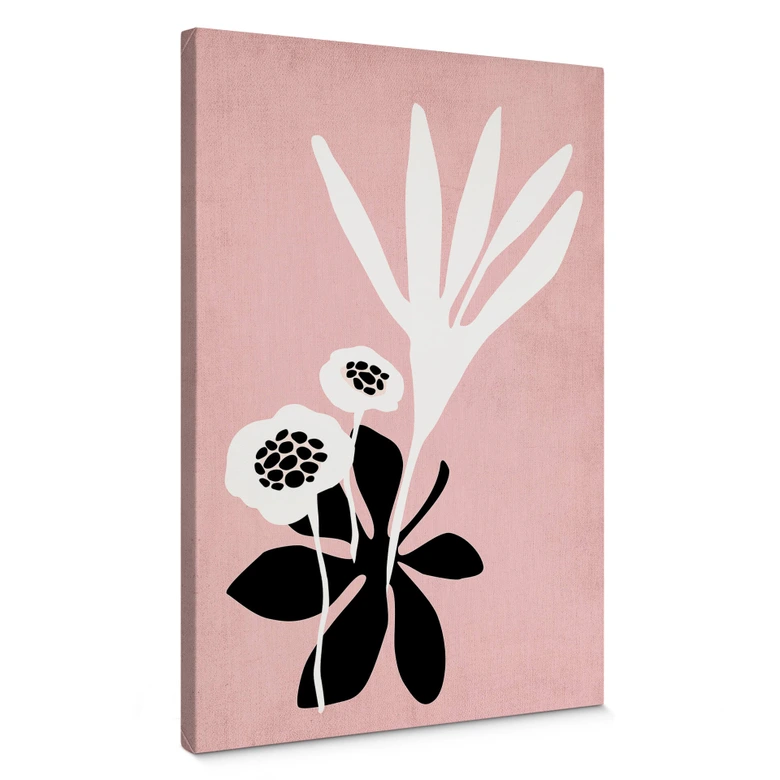 Leinwandbild Kubistika - Rosen 