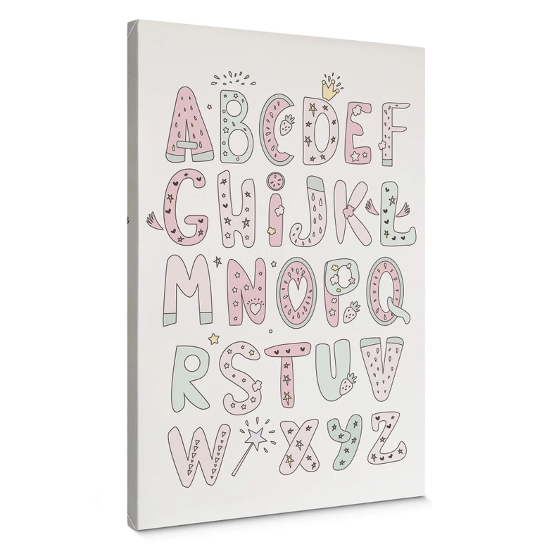 Tableau sur toile Kvilis - Alphabet 